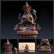 Artisan d'Asie Statues Bouddha XXS - 6.5 cm Statue Bouddha Avalokiteshvara (Guanyin) en cuivre