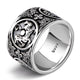 Artisan d'Asie Bagues 56 mm Bague 4 symboles en argent 999