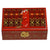 Artisan d'Asie Boites & Coffrets Chinois Mariée en robe chinoise - Rouge Boîte chinoise en bois laqué - Mariée en robe chinoise