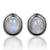 Artisan d'Asie Boucles d'oreilles Boucles d'oreilles en Pierre de Lune et Argent S925