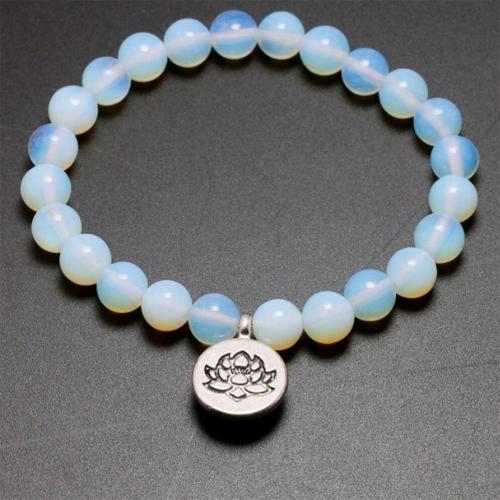 Bracelet Mala en Pierre de Lune