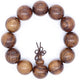 Artisan d'Asie Bracelets Malas M (23 cm) Bracelet mala en bois de poirier