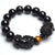 Bracelet mala en pierre d'obsidienne et oeil de tigre