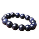 Artisan d'Asie Bracelets Malas S (18 cm) Bracelet mala en pierre de sable bleu