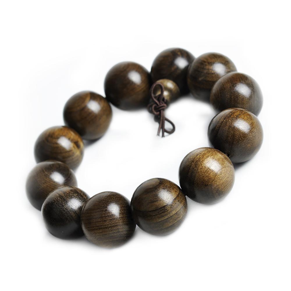 Artisan d'Asie Bracelets Malas S (21 cm) Bracelet mala en bois de gaiac