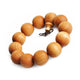 Artisan d'Asie Bracelets Malas S (21 cm) Bracelet mala en bois de pin mat