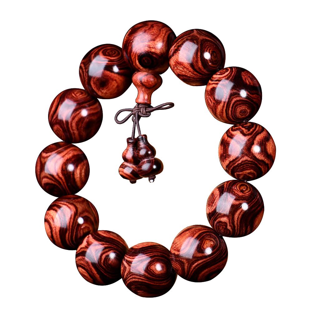 Bracelet mala en bois de rose premium