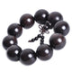 Artisan d'Asie Bracelets Malas S (21 cm) Bracelet mala en bois de santal noir