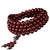 Artisan d'Asie Bracelets Malas S (21 cm) Bracelet mala en bois de santal rouge premium