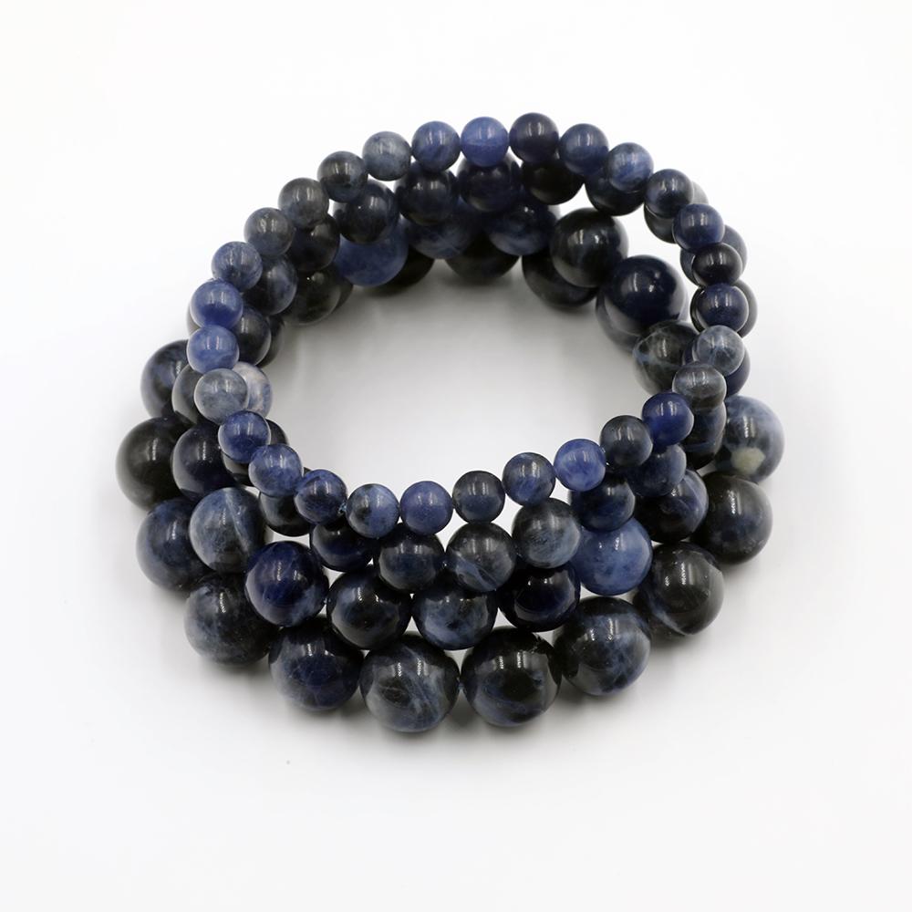 Bracelet Mala bouddhiste en Sodalite