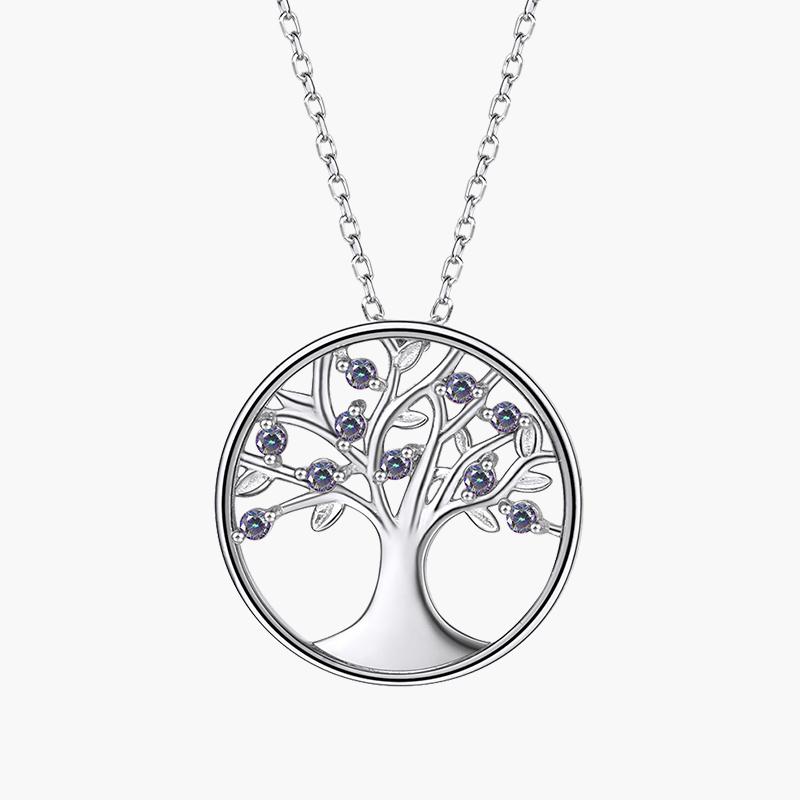 Collier pendentif arbre de vie en argent 925