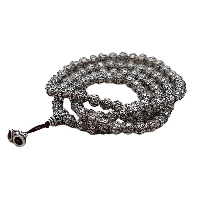 Collier mala en argent pur 990/1000