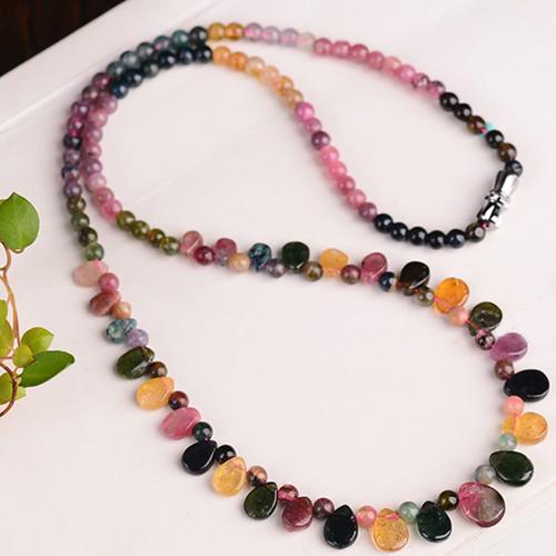 Artisan d'Asie Colliers Malas Collier en Tourmaline et Grenat