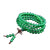 Collier mala en pierre d'agate verte