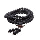 Artisan d'Asie Colliers Malas M (64,8 cm) Collier mala en pierre de lave