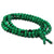 Artisan d'Asie Colliers Malas M (64,8 cm) Collier mala en pierre de malachite