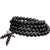 Artisan d'Asie Colliers Malas M (65 cm) Collier mala en bois de santal noir