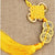 Artisan d'Asie Feng Shui 3 Pièces - Chance Pendentif Feng Shui traditionnel béni - Jaune