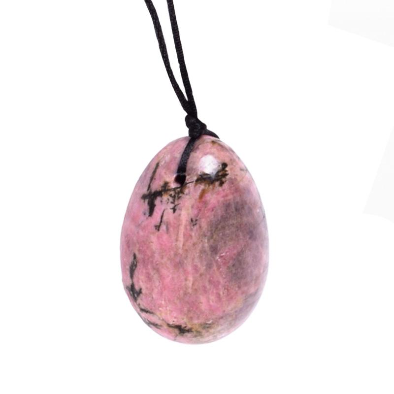 Oeuf de Yoni en Rhodonite