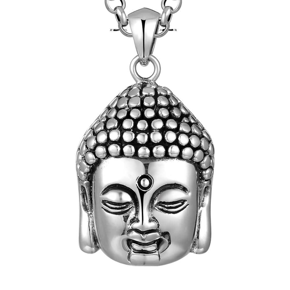 Pendentif Bouddha Amitabha en Argent Massif S925