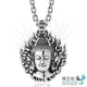 Artisan d'Asie Pendentifs & Amulettes Pendentif Bouddha Amitabha et Feu en Argent Massif S925