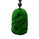 Artisan d'Asie Pendentifs & Amulettes Vert Pendentif Feng Shui Dragon en Jade