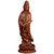 Artisan d'Asie Statues Bouddha M - 38 cm / Bois de santal noir Statue Bodhisattva Guanyin debout en bois de santal noir ou bois de padouk