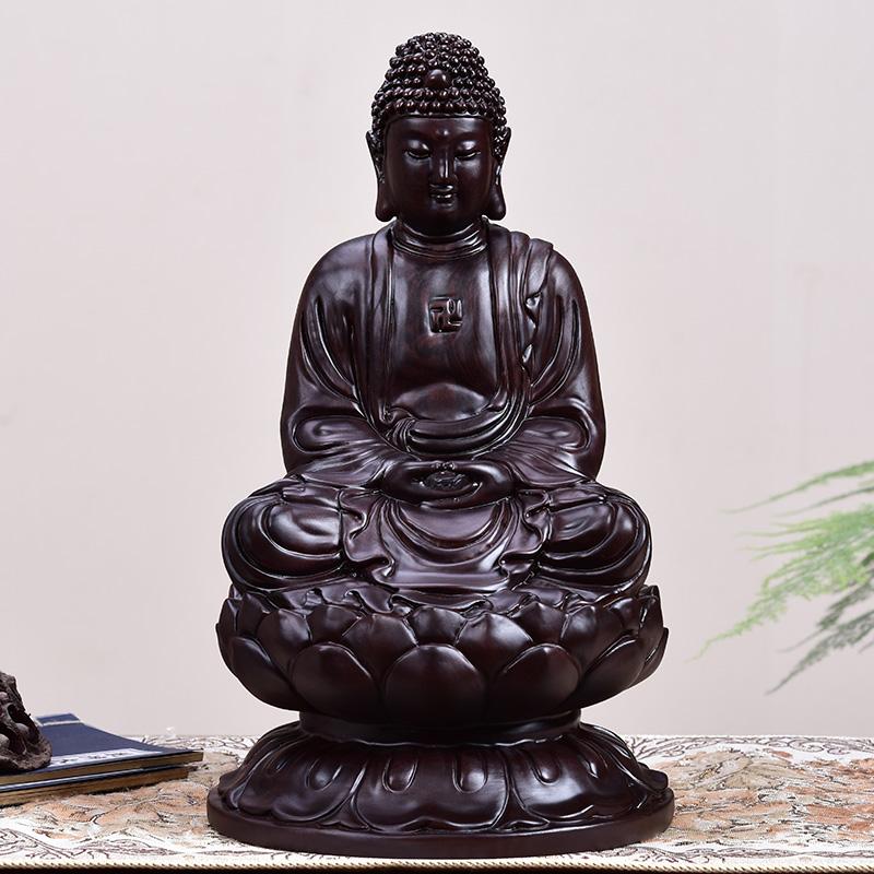 Statue Bouddha de la médecine Bhaisajyaguru en cuivre - Artisan d'Asie