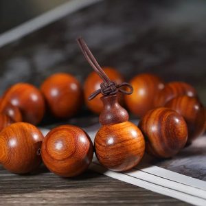 Bracelet mala en bois de rose