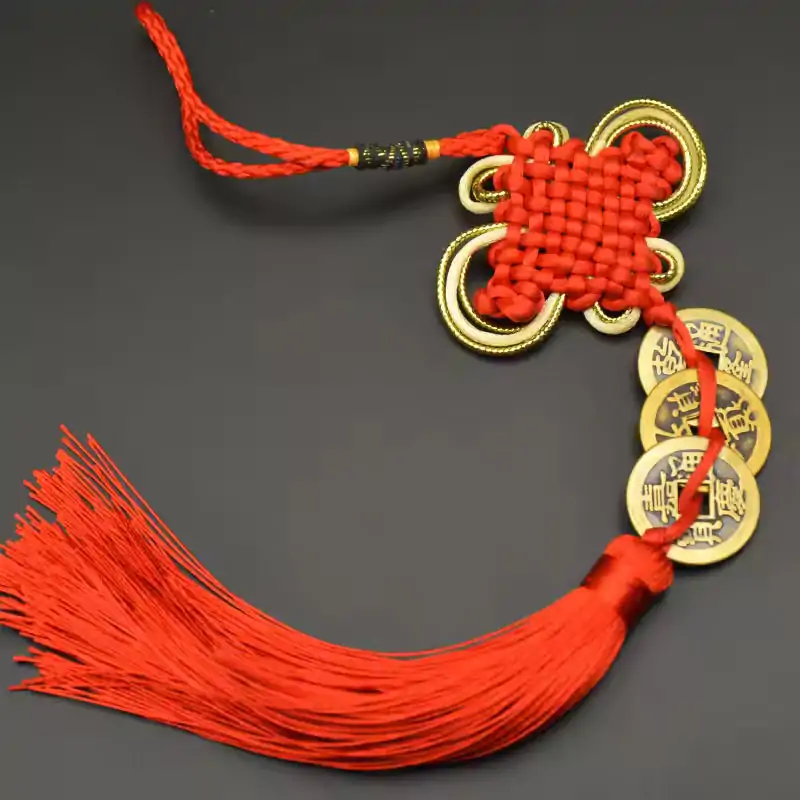 feng shui 3 pieces de monnaie pendentif feng shui traditionnel beni rouge fspdv0100 03 1202958688 6