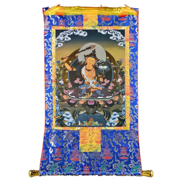 Peinture Thangka Bodhisattva Manjushri — Artisan d'Asie
