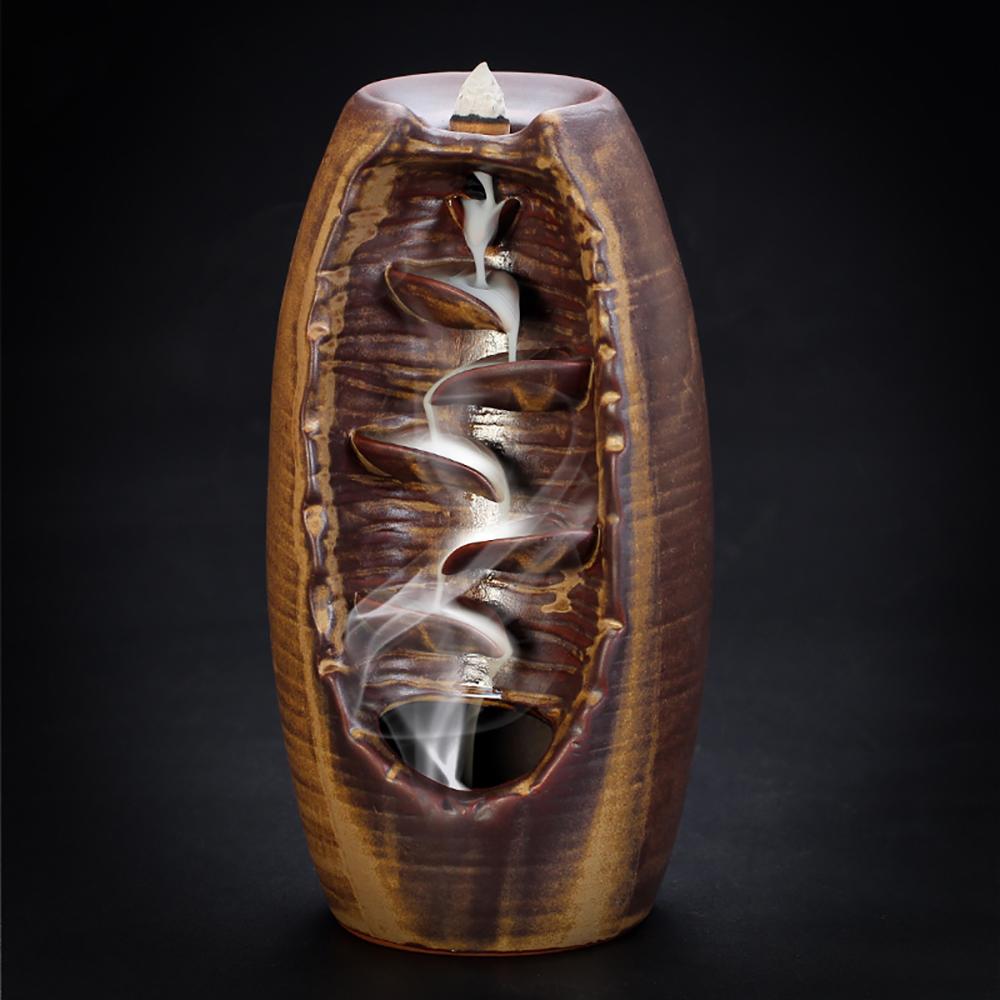 Porta incenso a riflusso in ceramica - immagine 2