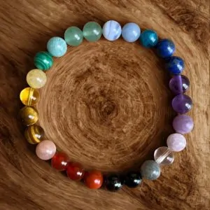 Bracelet chakras pierres précieuses – Harmonie & élévation
