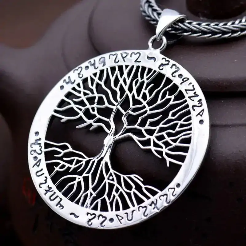 Pendentif arbre de vie en argent 925