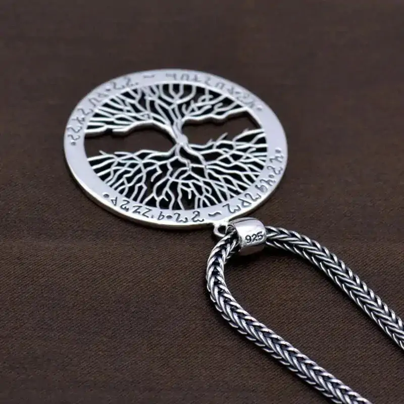 Pendentif arbre de vie en argent 925