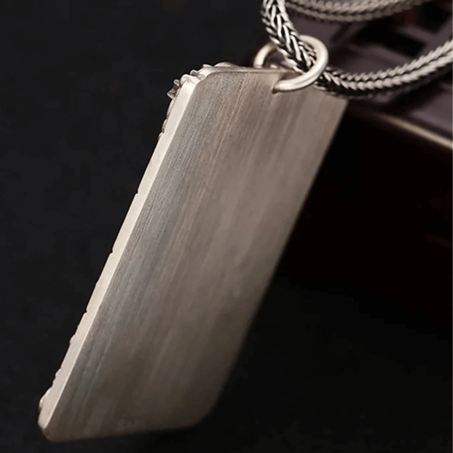 Pendentif Guanyu en Argent Sterling S925 | Le Dieu de la Guerre Protecteur