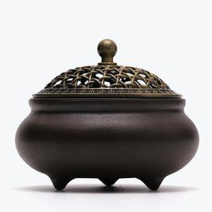 Porte-Encens Vintage Traditionnel Chinois en Céramique