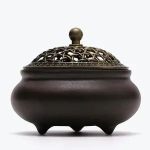 Porte-Encens Vintage Traditionnel Chinois en Céramique