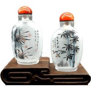 tabatieres bambous et roseaux paire de tabatieres chinoises verre nbtbg0130 1189992600.jpg