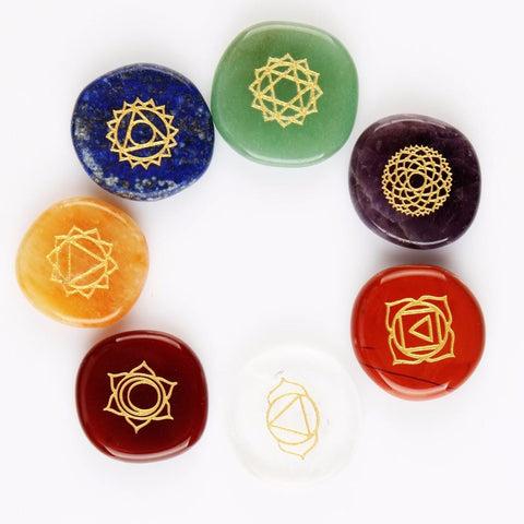 Pierres naturelles semi-précieuses 7 Chakras
