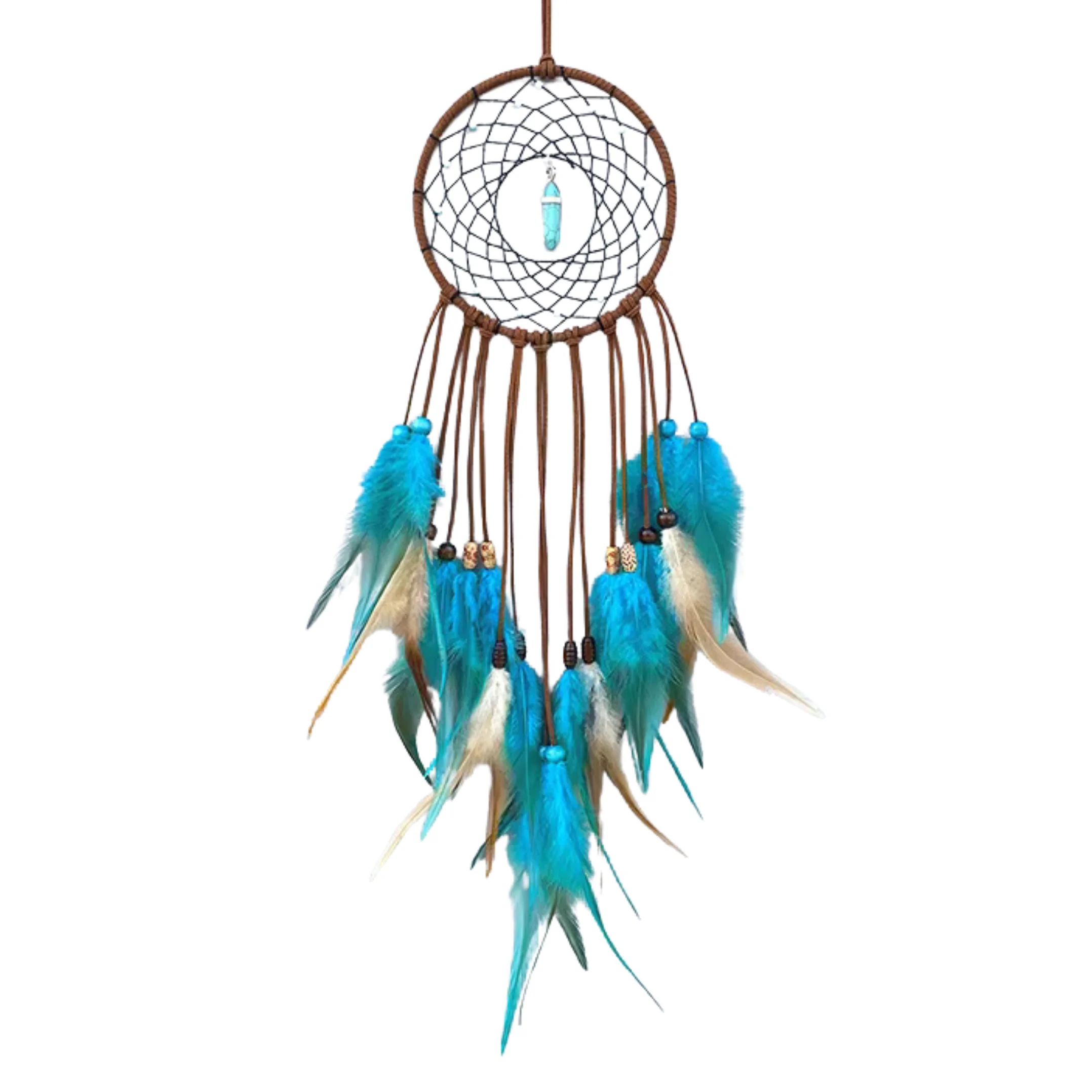attrape reves attrape reves de plumes bleues fengshui00 1