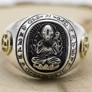bagues cheval bague bouddha signes du zodiaque argent