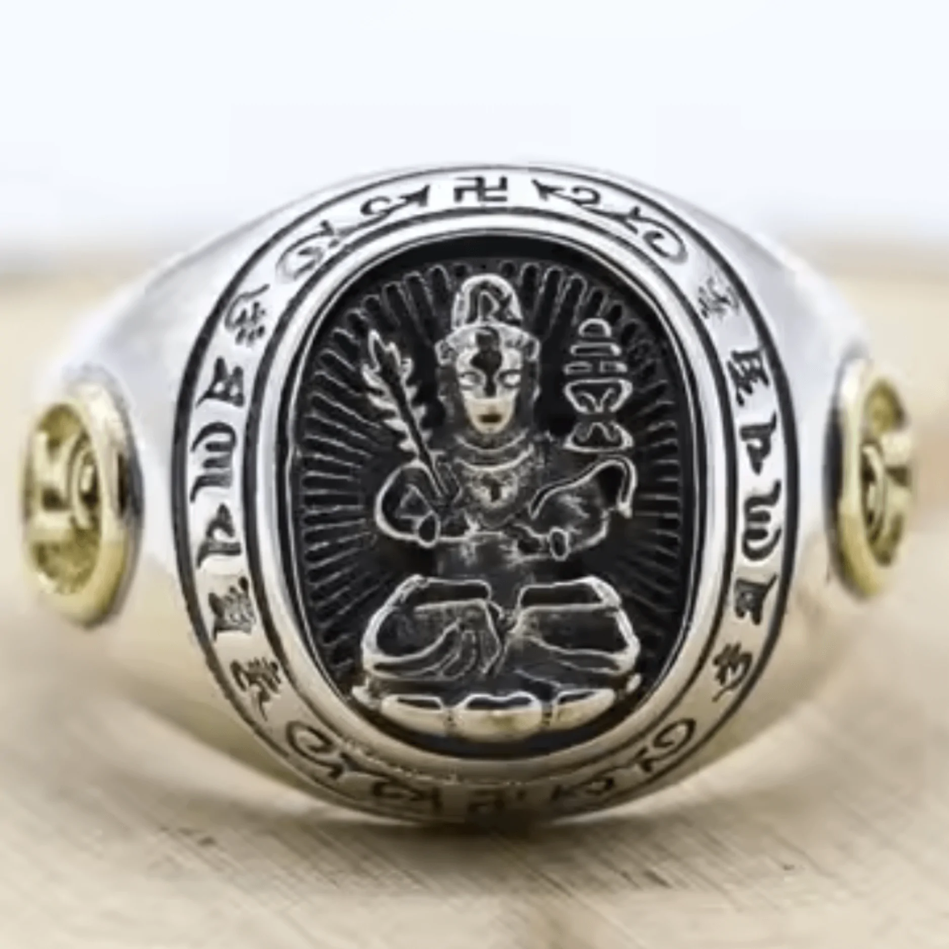 bagues lapin bague bouddha signes du zodiaque argent 9