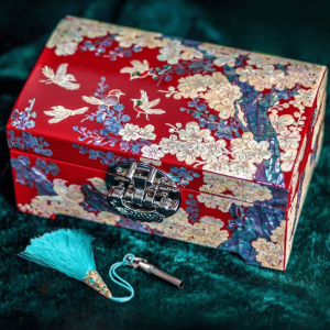 boites coffrets chinois boite a bijoux chinoise cerisier