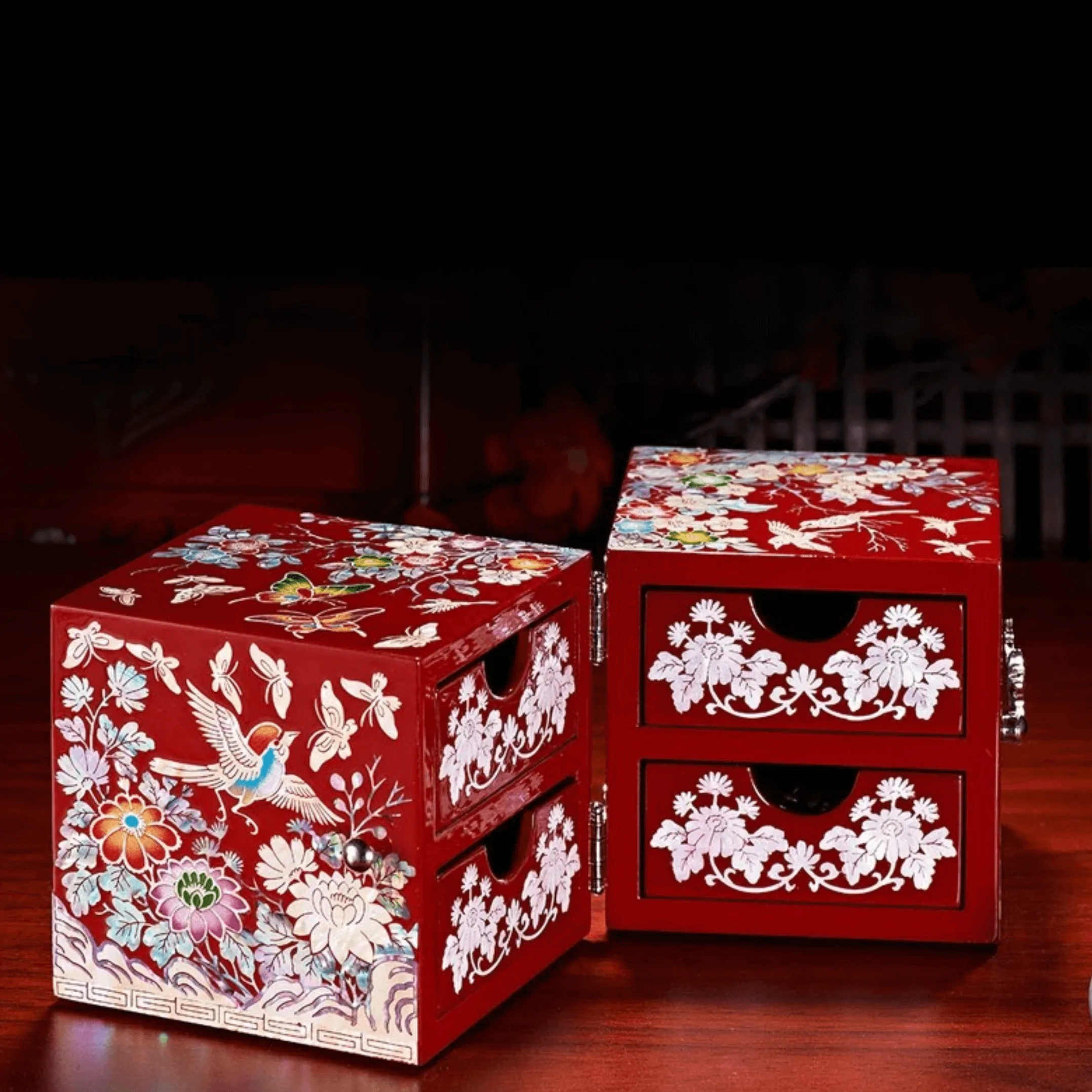 boites coffrets chinois boite a bijoux chinoise nacre