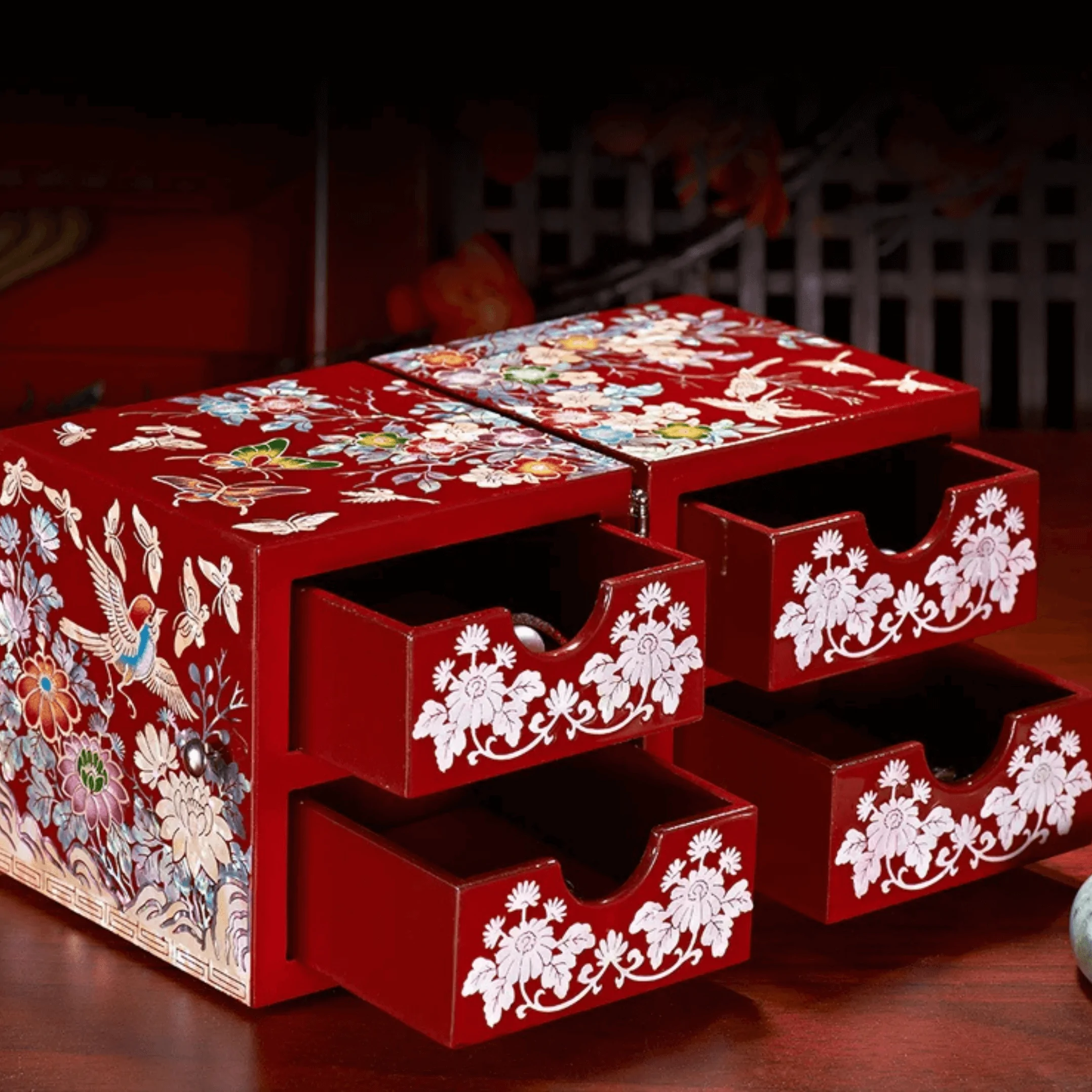 boites coffrets chinois boite a bijoux chinoise nacre
