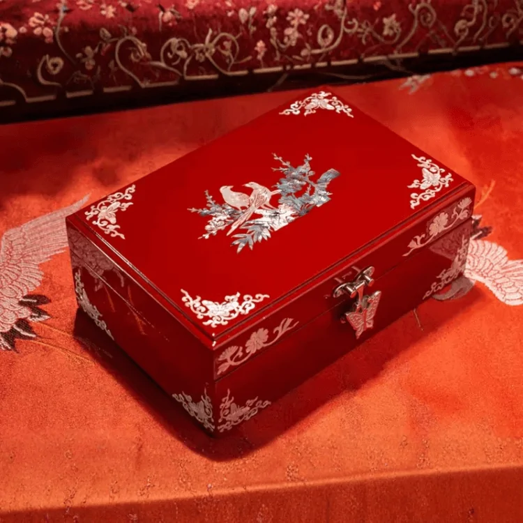 boites coffrets chinois boite a bijoux chinoise oiseaux e