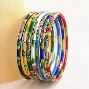 bracelets ensemble de 7 bracelets chinois cloisonne 1189991865