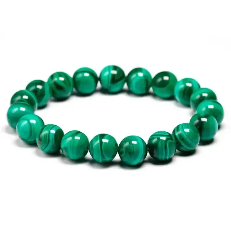 bracelets malas 10mm bracelet mala pierre de malachite