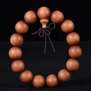 bracelets malas 15mm bracelet mala bois de santal brun